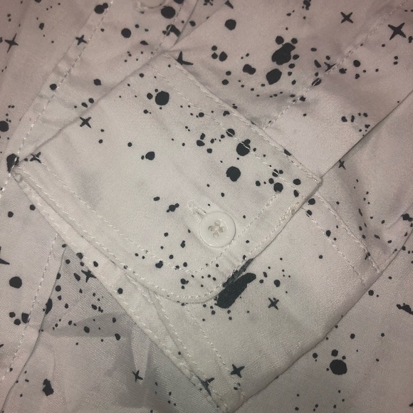 White and Black Boys Button Down - Picture 4 of 5